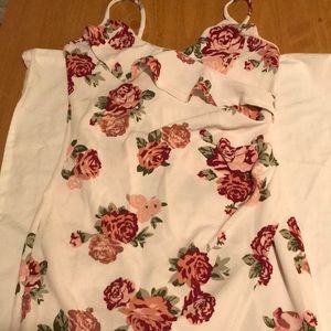White Floral Dress
